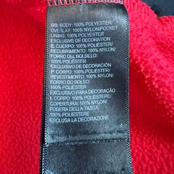 The North Face Freestyle Fleece Hooded Jacket Red Youth Large 14/16 - Picture 11 of 13